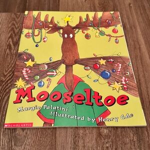 Scholastic Mooseltoe Book with Red and Green Cover Children’s Book